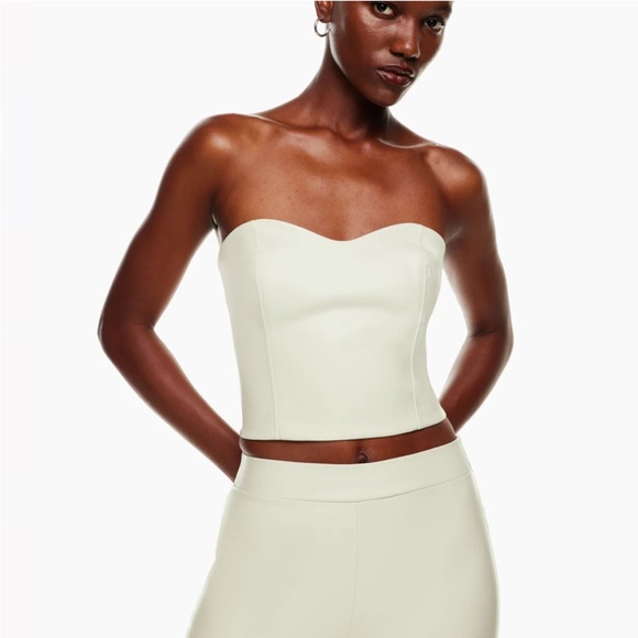 Aritzia Vegan Leather Bustier - Picture 5 of 6